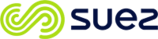 Logo de Suez, acteur majeur de la distribution d'eau dans le monde.